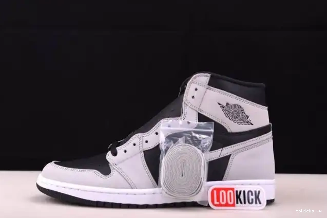 Cheap TB Air 1 Jordan High White Black 555088-035 Grey Retro Light Smoke 0626